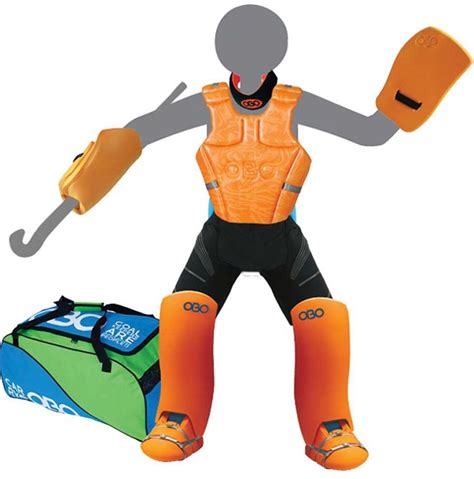 obo field hockey goalie package.